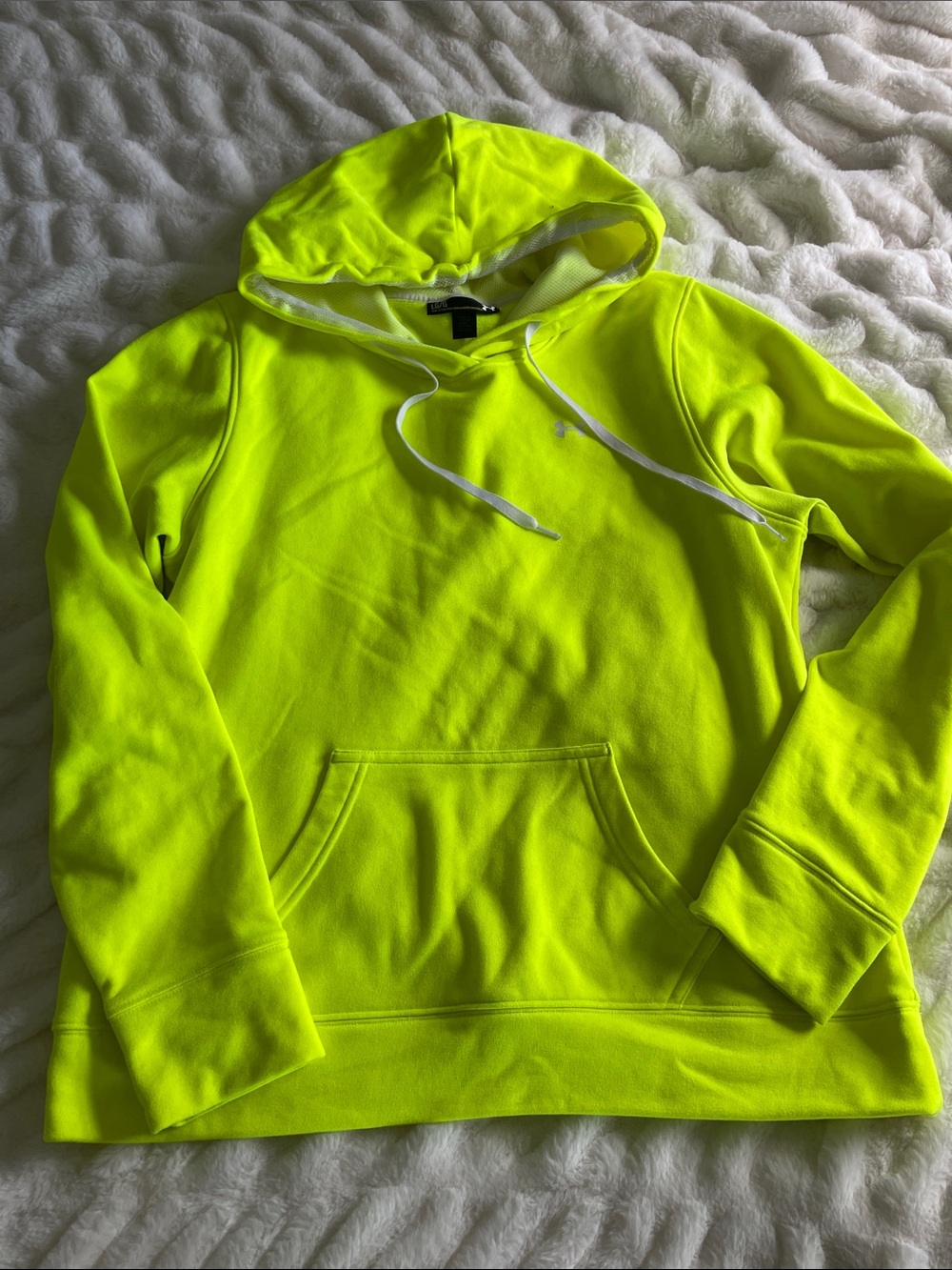 Under Armour Neon Yellow Women’s Hooded Sweatshirt
